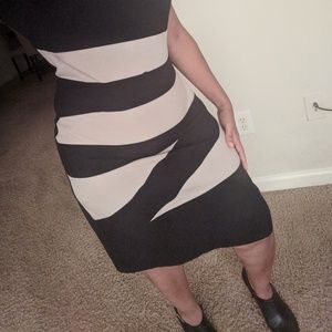 AB Studio Color-Blocked Sheath Dress